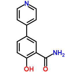 2-Hydroxy-5-(4-pyridinyl)benzamide Structure