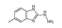 2H-Benzimidazol-2-one,1,3-dihydro-5-methyl-,hydrazone(9CI) Structure