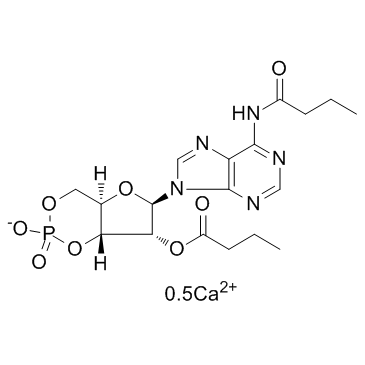 Bucladesine (calcium salt) structure