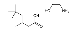 3,5,5-trimethylhexanoic acid, compound with 2-aminoethanol (1:1)结构式