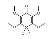 4,5,7,8-tetramethoxy-1-oxa-spiro[2.5]octa-4,7-dien-6-one结构式