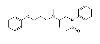 N-{2-[Methyl-(3-phenoxy-propyl)-amino]-propyl}-N-phenyl-propionamide结构式