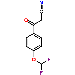 3-[4-(Difluoromethoxy)phenyl]-3-oxopropanenitrile picture