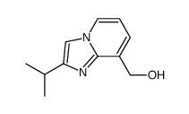 8-hydroxymethyl-2-isopropylimidazo[1,2-a]pyridine结构式