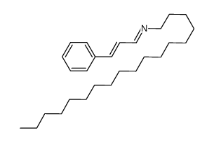 (1E,2E)-N-octadecyl-3-phenylprop-2-en-1-imine结构式