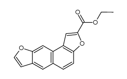 ethoxycarbonyl-2 naphto[2,1-b:7,6-b']difuranne Structure