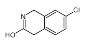 7-chloro-2,4-dihydro-1H-isoquinolin-3-one Structure