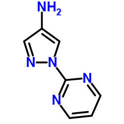 4-氨基-1-(嘧啶-2-基)吡唑结构式