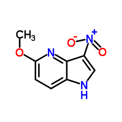 5-Methoxy-3-nitro-4-azaindole structure