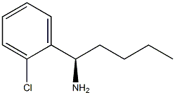 (1R)-1-(2-CHLOROPHENYL)PENTAN-1-AMINE结构式