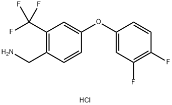 4-(3,4-二氟苯氧基)-2-(三氟甲基)苯基]甲胺盐酸图片