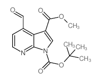 1-tert-Butyl 3-methyl 4-formyl-1H-pyrrolo[2,3-b]pyridine-1,3-dicarboxylate picture