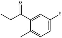 1-(5-氟-2-甲基苯基)丙烷-1-酮结构式