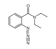 2-azido-N,N-diethylbenzamide结构式