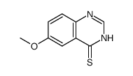 6-methoxy-3H-quinazoline-4-thione结构式