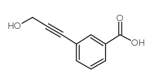 3-(3-HYDROXY-PROP-1-YNYL)-BENZOIC ACID Structure