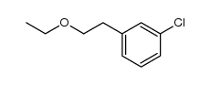 1-chloro-3-(2-ethoxyethyl)benzene Structure