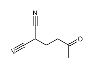 Propanedinitrile, (3-oxobutyl)- (9CI) structure