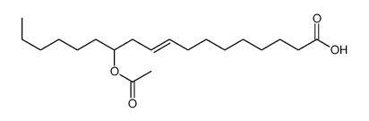 12-acetyloxyoctadec-9-enoic acid Structure