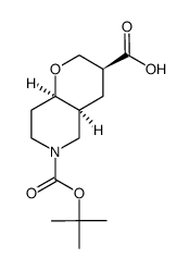 Rel-(2S,3aS,7aS)-6-((benzyloxy)carbonyl)octahydrofuro[2,3-c]pyridine-2-carboxylic acid Structure