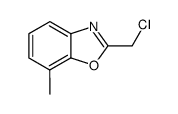 2-(chloromethyl)-7-methylbenzoxazole Structure