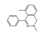 3,4-Dihydro-3,8-dimethyl-1-phenylphthalazine结构式