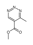 1,2,3-Triazine-5-carboxylicacid,4-methyl-,methylester(9CI) Structure