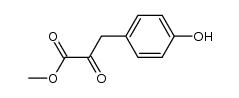 methyl 2-oxo-3-(4-hydroxyphenyl)propionate Structure