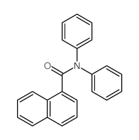 1-Naphthalenecarboxamide,N,N-diphenyl-结构式