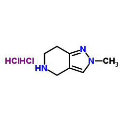 2-METHYL-4,5,6,7-TETRAHYDRO-2H-PYRAZOLO[4,3-C]PYRIDINE DIHYDROCHLORIDE Structure