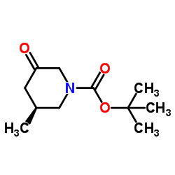 (S)-tert-Butyl 3-methyl-5-oxopiperidine-1-carboxylate structure