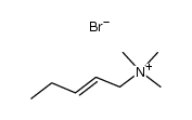 Δ2-Pentenyl-(1)-trimethylammoniumbromid结构式