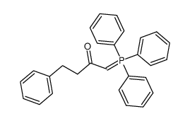 4-phenyl-1-(triphenylphosphoranylidene)butan-2-one结构式