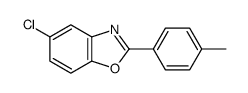 5-Chloro-2-(4-methylphenyl)-1,3-benzoxazole结构式