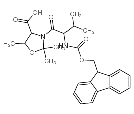 Fmoc-Val-Thr(psi(Me,Me)pro)-OH structure