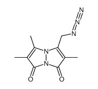 syn-(azidomethyl,methyl)(methyl,methyl)bimane Structure