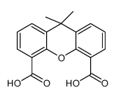 9,9-dimethylxanthene-4,5-dicarboxylic acid结构式