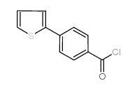 4-(2-THIENYL)BENZOYL CHLORIDE Structure