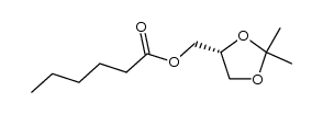 (R)-(2,2-dimethyl-1,3-dioxolan-4-yl)methyl hexanoate Structure