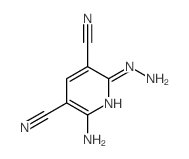 3,5-Pyridinedicarbonitrile,2-amino-6-hydrazinyl- structure