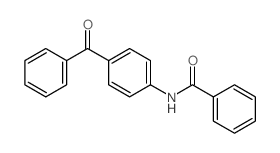 N-(4-benzoylphenyl)benzamide Structure