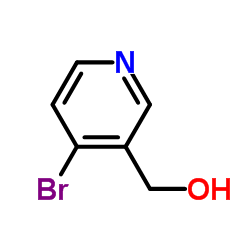 4-溴-3-羟甲基吡啶结构式