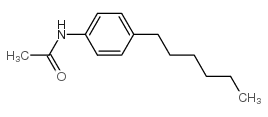 acet-(4-n-hexyl)anilid结构式