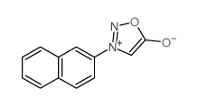 Sydnone, 3- (2-naphthyl)- structure