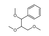 1,2,3-Trimethoxy-1-phenylpropane Structure