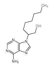 9-(1-hydroxy-2-octyl)adenine结构式