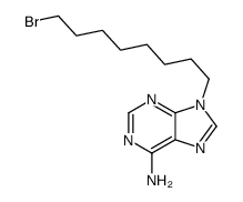 9-(8-bromooctyl)purin-6-amine Structure