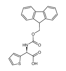 Fmoc-(S)-2-噻吩基甘氨酸结构式