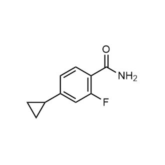 4-环丙基-2-氟苯甲酰胺结构式