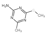 4-Methyl-6-(methylthio)-1,3,5-triazin-2-amine Structure